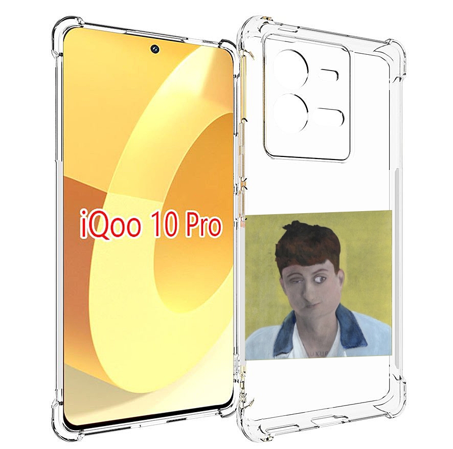 

Чехол MyPads Stay Ugly Boulevard Depo для Vivo iQOO 10 Pro, Прозрачный, Tocco