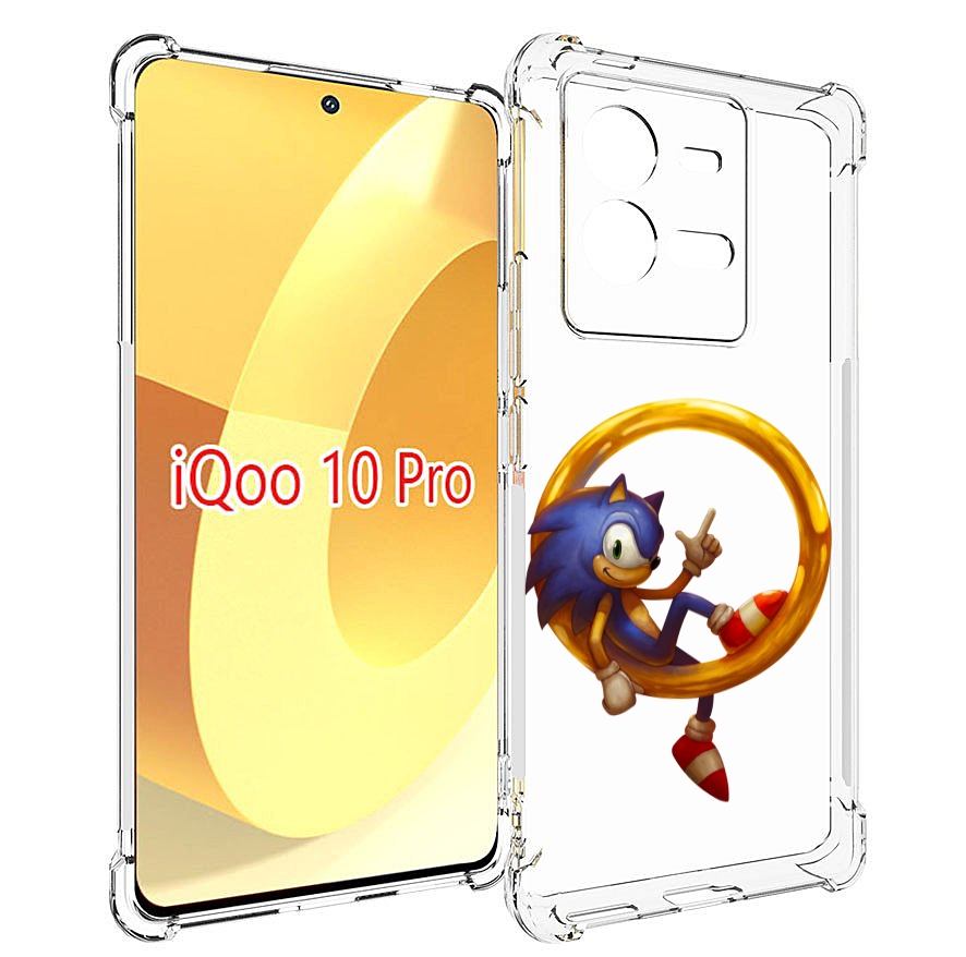 

Чехол MyPads Sonic-R для Vivo iQOO 10 Pro, Прозрачный, Tocco