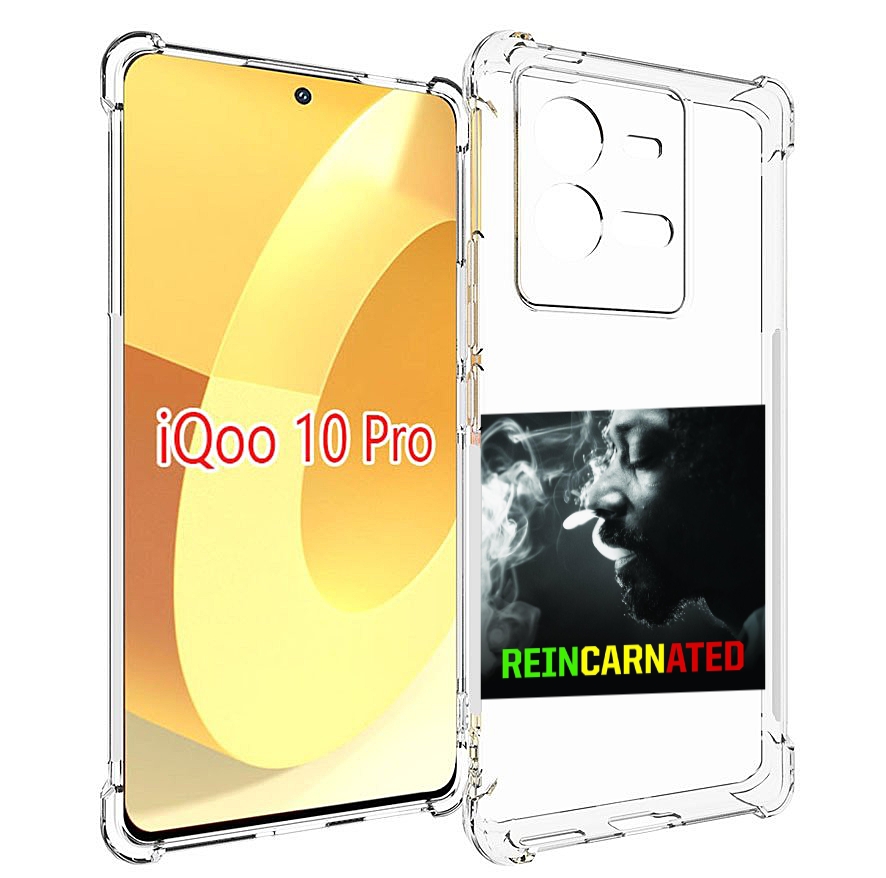 

Чехол MyPads Snoop Dogg REINCARNATED для Vivo iQOO 10 Pro, Прозрачный, Tocco