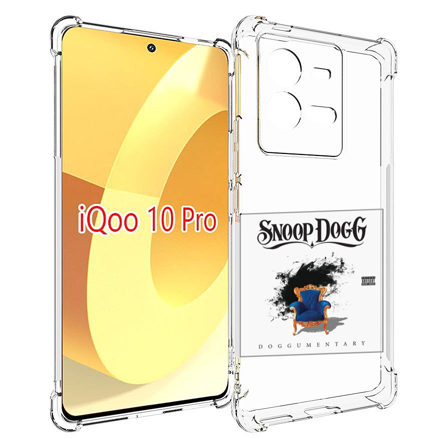 

Чехол MyPads Snoop Dogg DOGGUMENTARY для Vivo iQOO 10 Pro, Прозрачный, Tocco