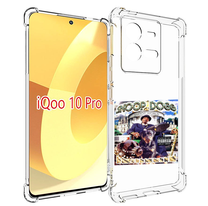 

Чехол MyPads Snoop Dogg DA GAME IS TO BE SOLD, NOT TO BE TOLD для Vivo iQOO 10 Pro, Прозрачный, Tocco