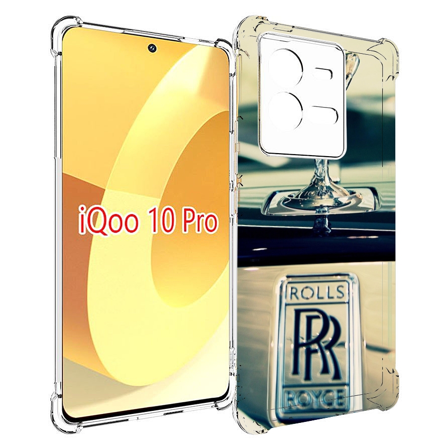 

Чехол MyPads Rolls Royce 1 для Vivo iQOO 10 Pro, Прозрачный, Tocco