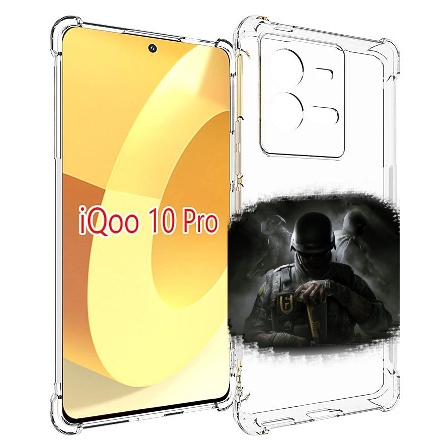 

Чехол MyPads Rainbow Six Siege для Vivo iQOO 10 Pro, Прозрачный, Tocco