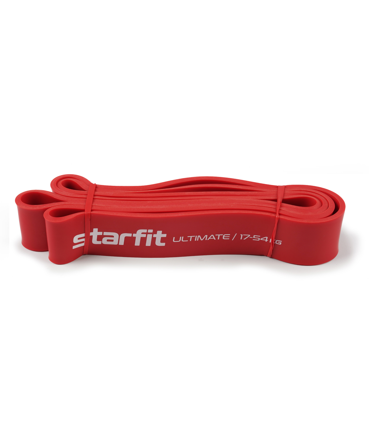 фото Эспандер ленточный для кросс-тренинга starfit es-803 17-54 кг, 208х4,4 см, красный
