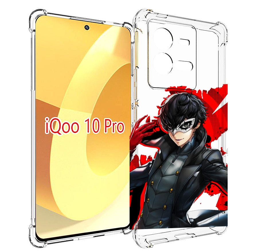 

Чехол MyPads Persona 5 для Vivo iQOO 10 Pro, Прозрачный, Tocco