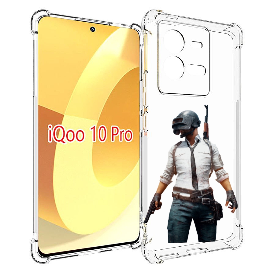 

Чехол MyPads PUBG-2 для Vivo iQOO 10 Pro, Прозрачный, Tocco