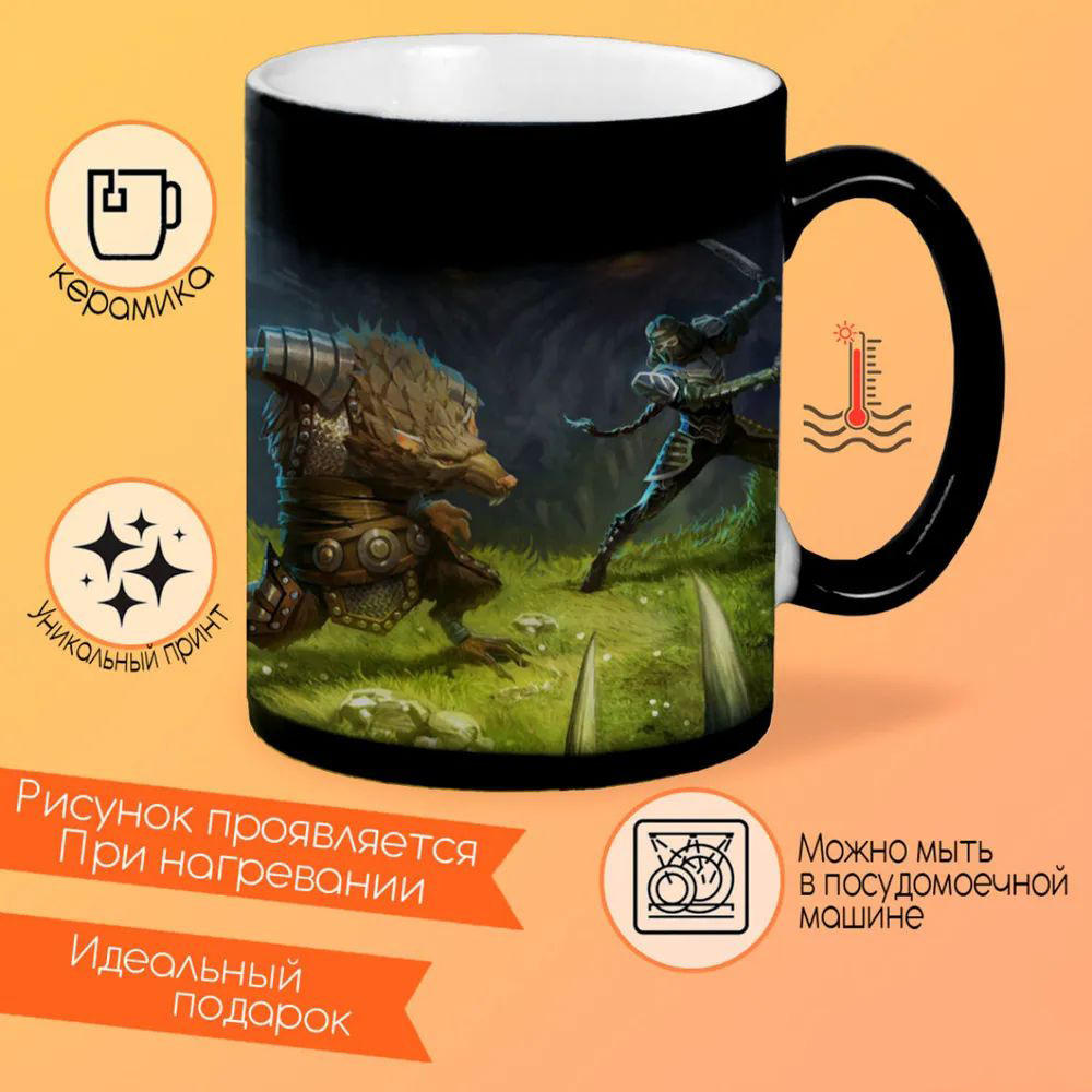 

Кружка CoolPodarok mortal kombat Скорпион против бетмена