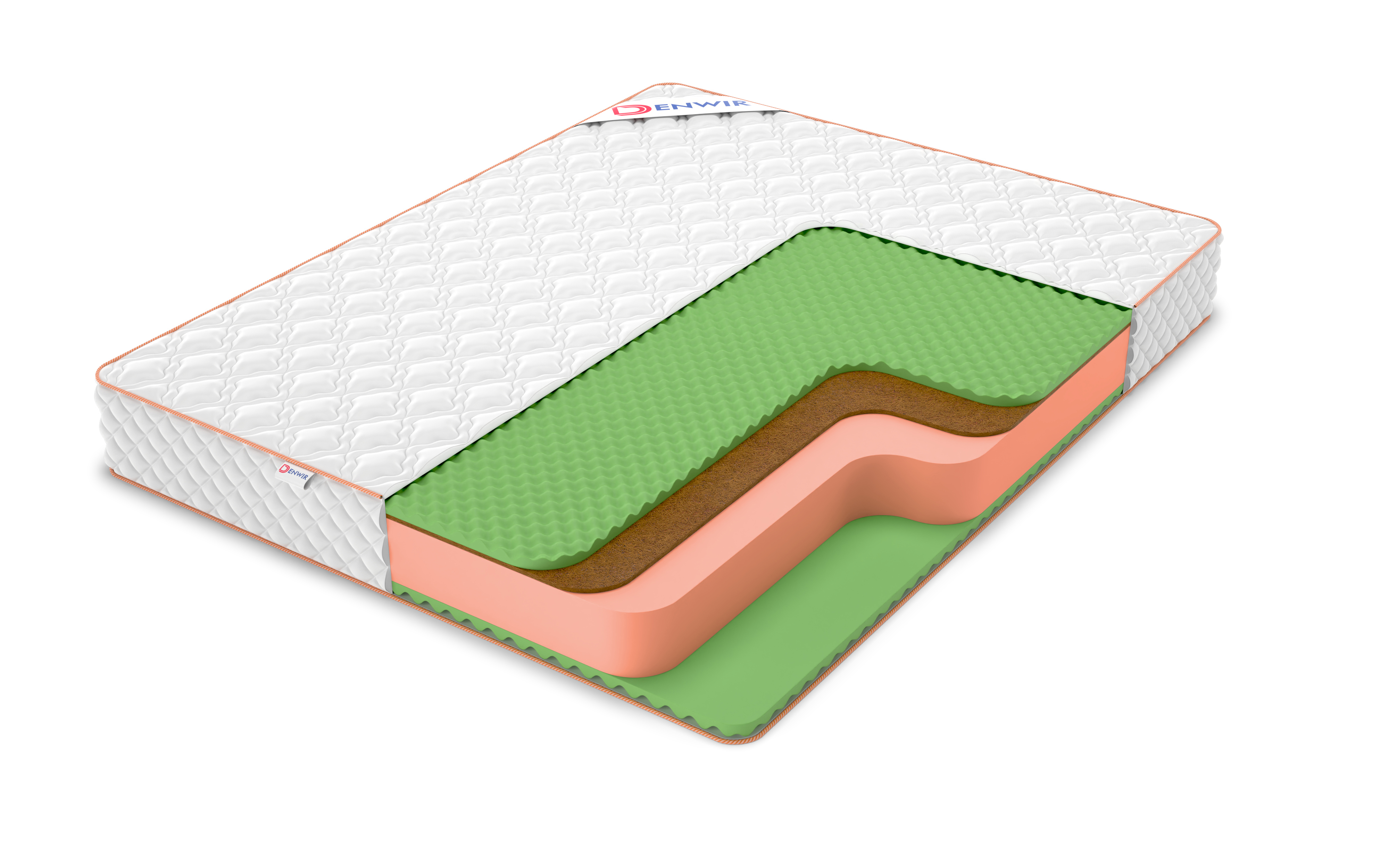 

Матрас беспружинный Denwir TOP BALANCE RELAX PLUS 21 175х185, 22 см, Белый, TOP BALANCE RELAX PLUS 21