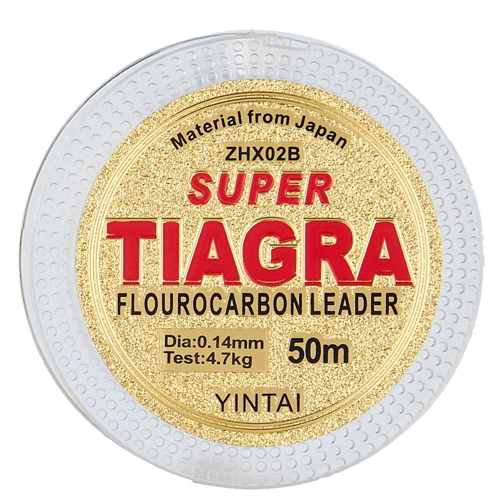 Леска флюрокарбоновая Jin Tai Tiagra 0,14 мм, 50 м, 4,7 кг, золотистый