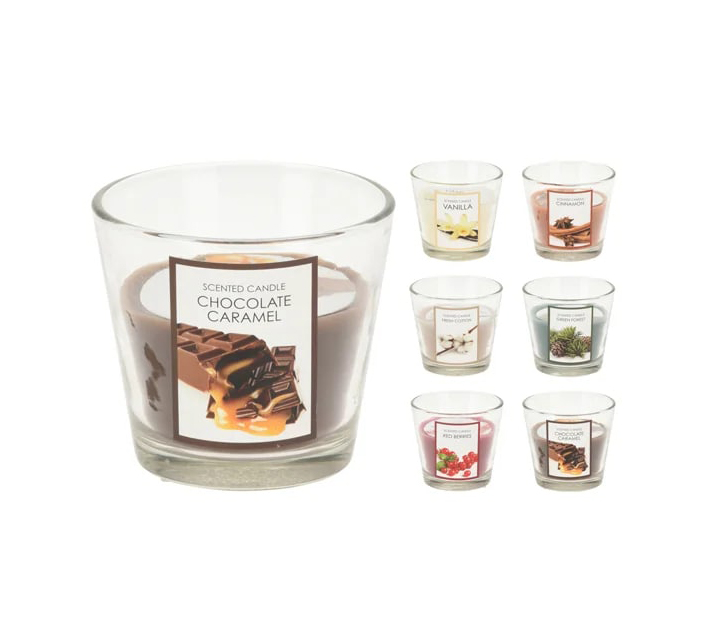 фото Ароматическая свеча в стакане home collection scented candle 9х6,5х8 см 1 шт