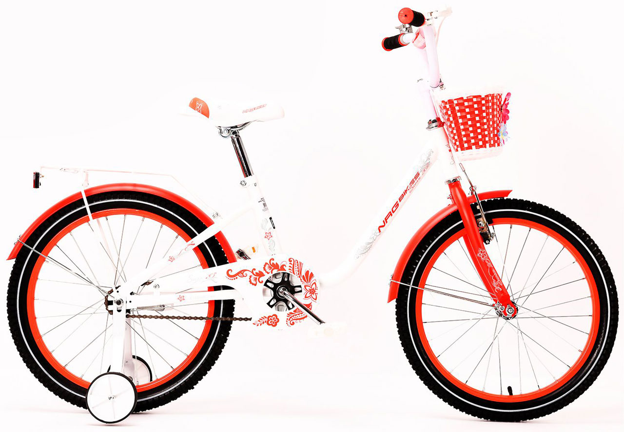 фото Велосипед детский nrg bikes swan 20 white/red