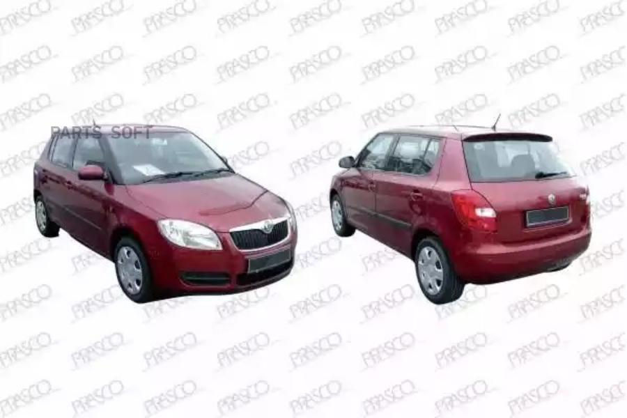 

SK3242123 решетка бампера правая черная открытая Skoda Fabia 1.2-1.6i/1.9TDi 07-14