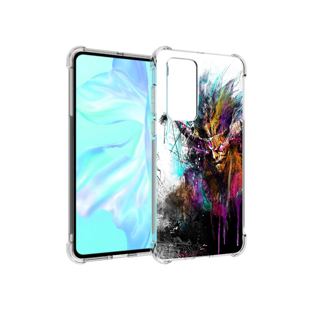 

Чехол MyPads Tocco для Huawei P40 яркий дьявол, Прозрачный, Tocco