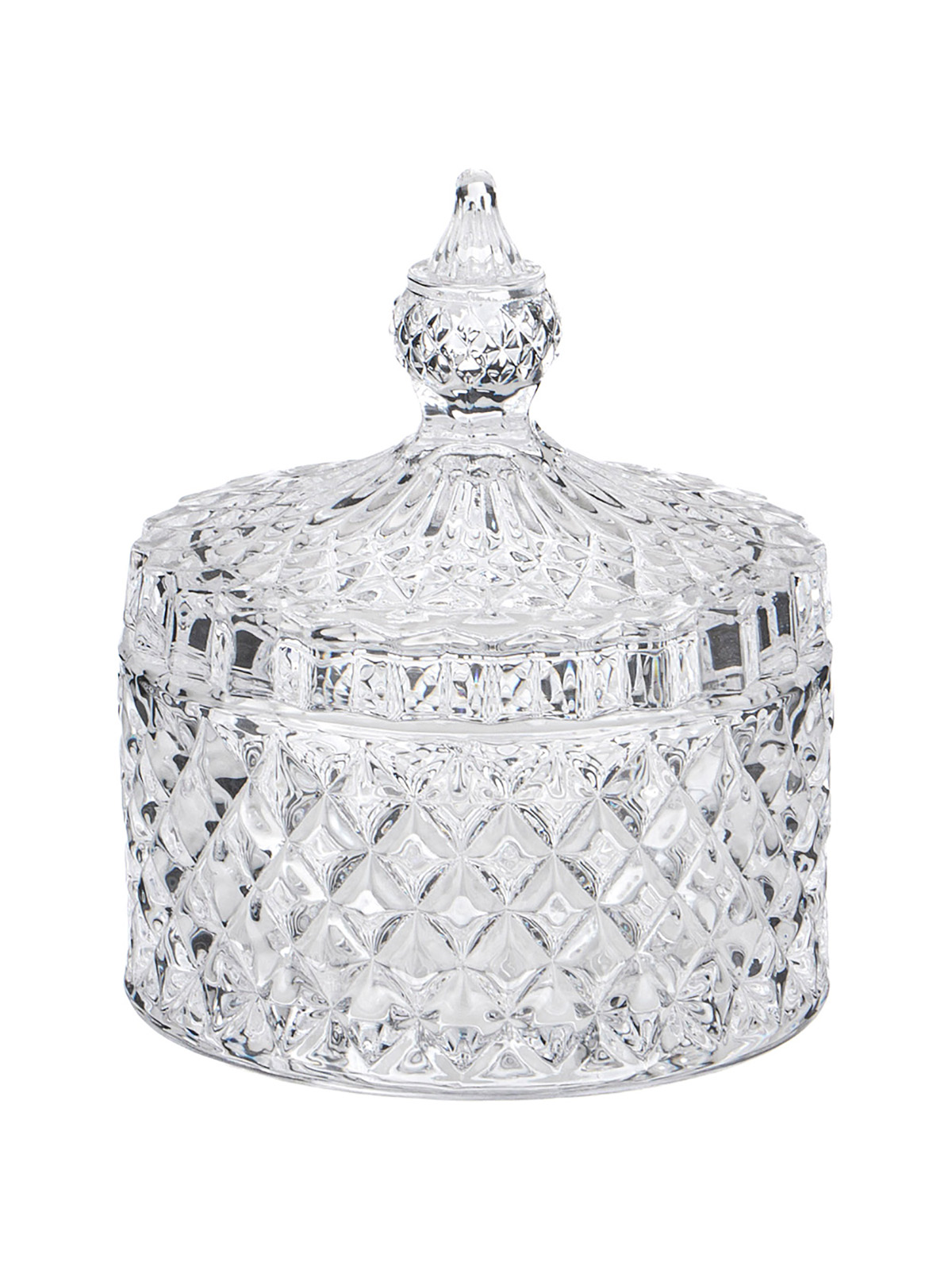 

Банка для хранения Lefard Diamant стеклянная 355-306, Прозрачный