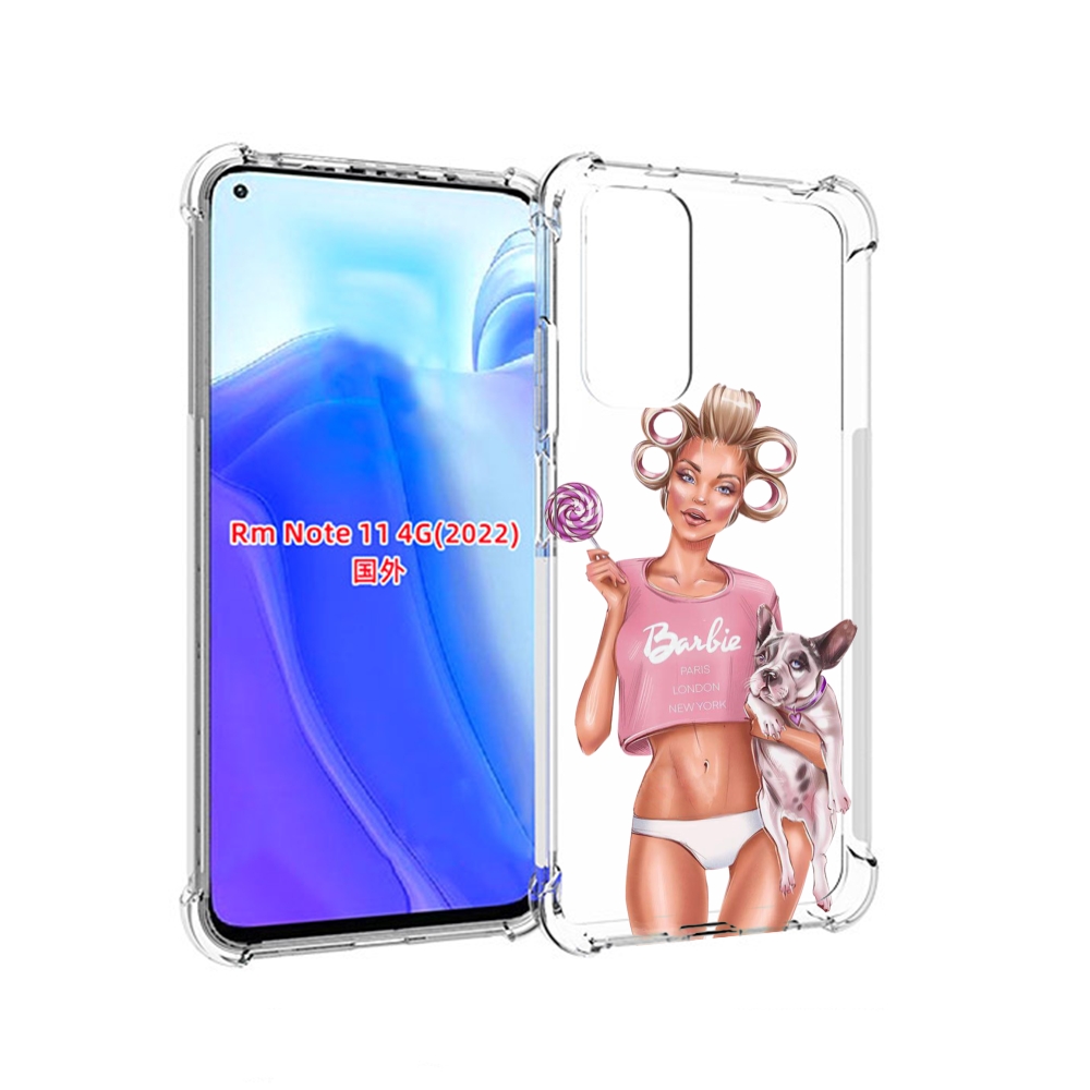 

Чехол MyPads Барби-с-собачкой женский для Xiaomi Redmi Note 11 4G ( Глобальная версия ), Tocco