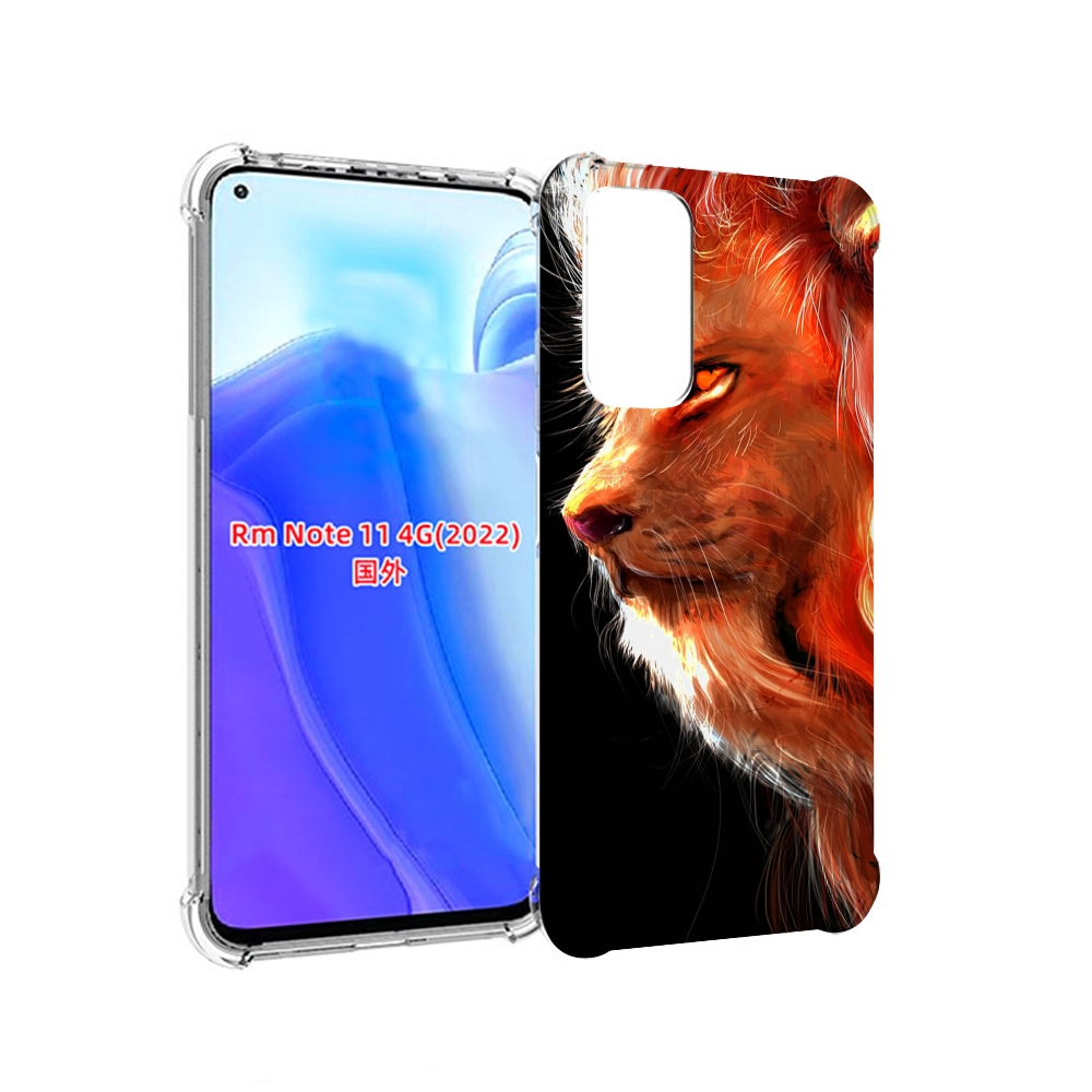 

Чехол MyPads Арт-рисунок-льва мужской для Xiaomi Redmi Note 11 4G ( Глобальная версия ), Tocco