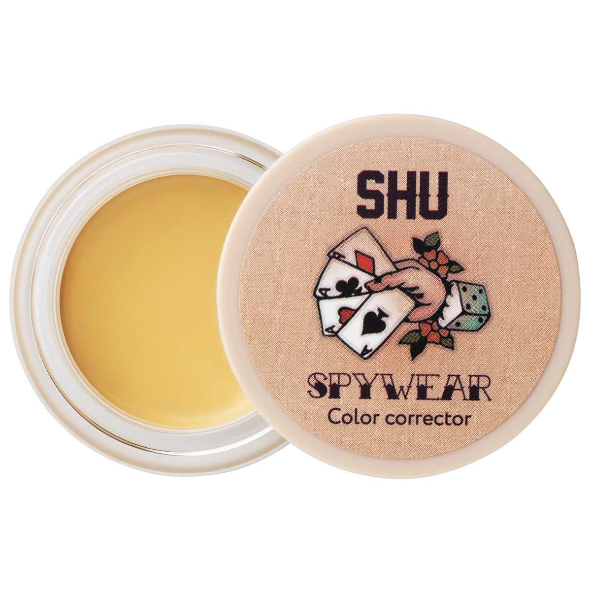 shu корректор высокопигментированный для лица 32 зеленый spywear 2 8 гр Корректор для лица SHU высокопигментированный Spywear тон 33 желтый