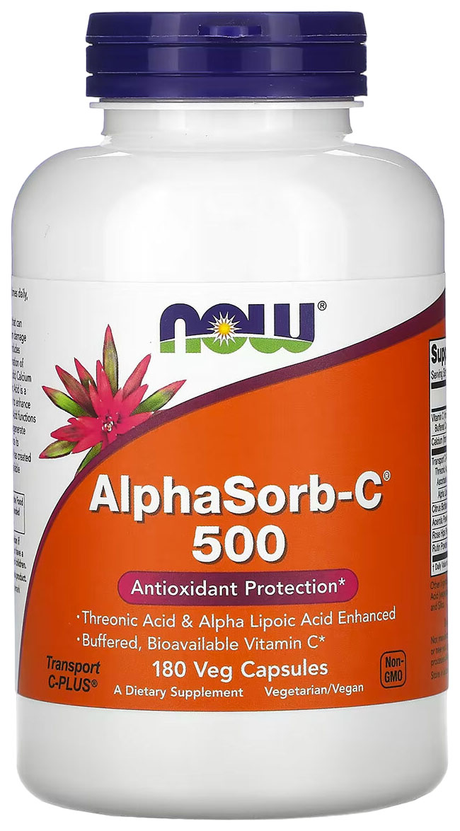 

Now Alphasorb-C(R) 500MG капсулы 180 шт.