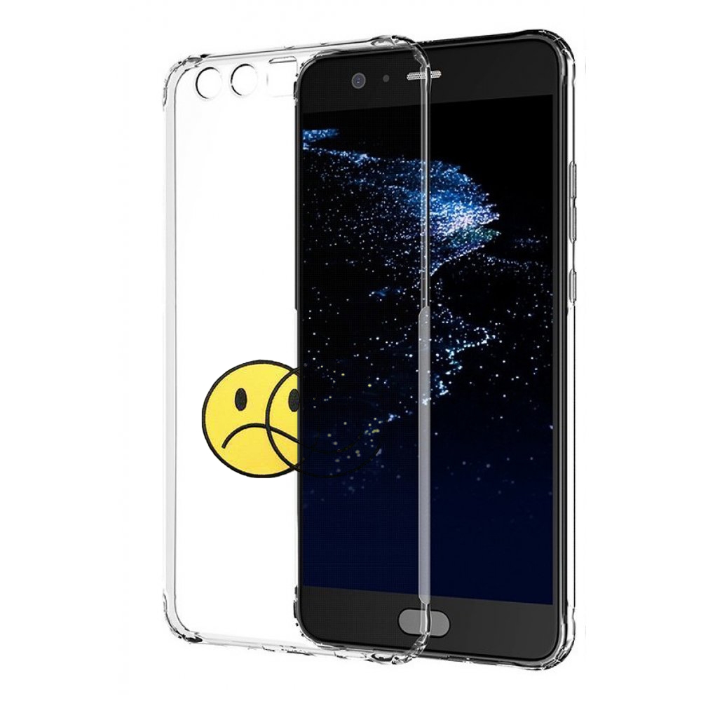 

Чехол бампер MyPads Хиппи для Huawei P10 Plus противоударный, Прозрачный, Tocco
