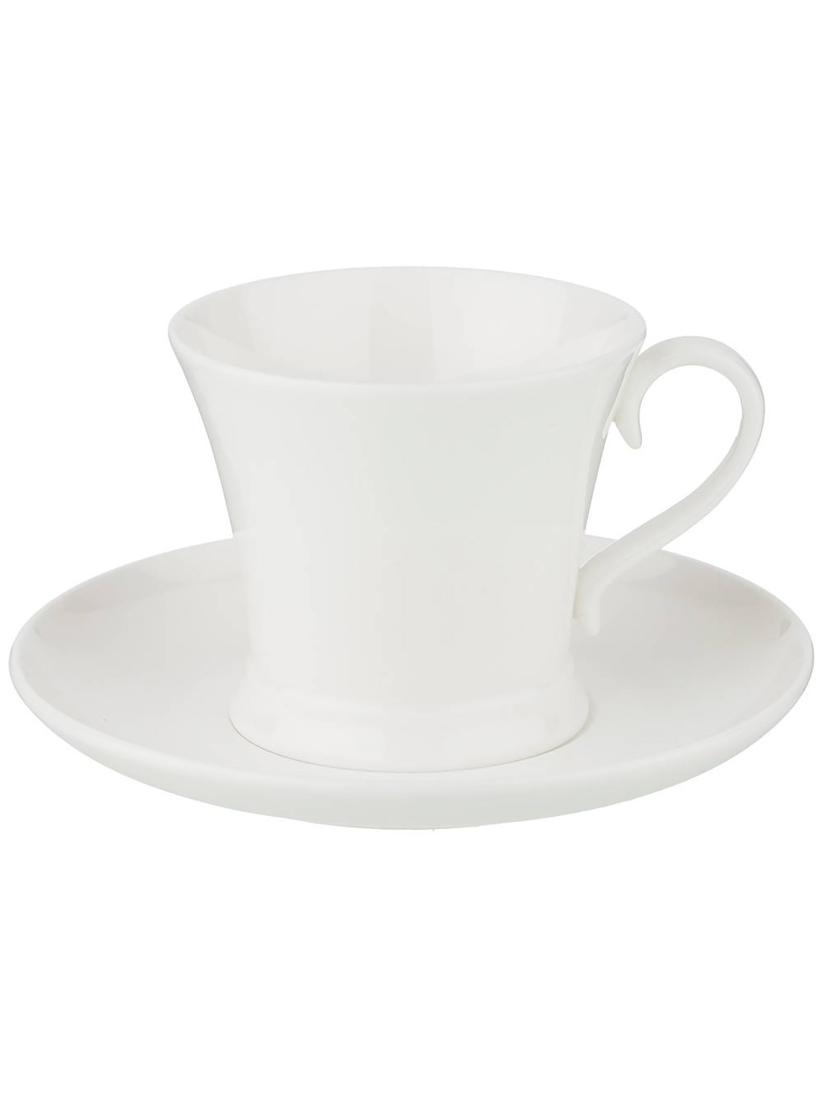 

Чайная пара Lefard Silk фарфор 220 мл 189-455, Белый