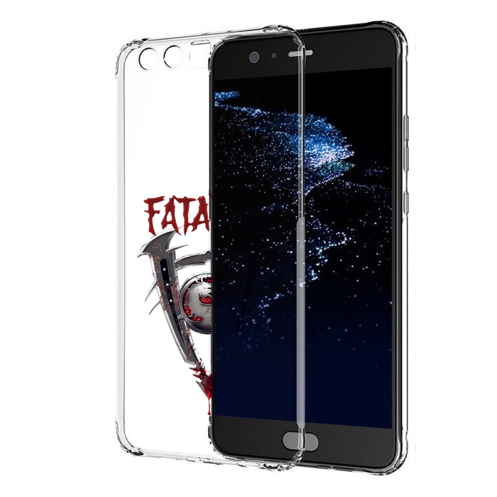 

Чехол бампер MyPads Фаталити мужской для Huawei P10 Plus противо, Прозрачный, Tocco