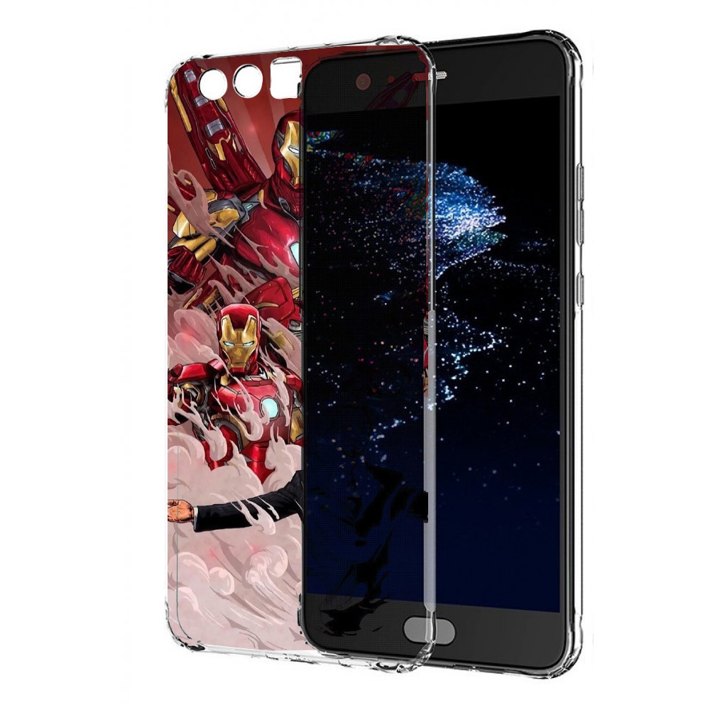 

Чехол бампер MyPads Тони-Старк-и-костюмы для Huawei P10 Plus про, Прозрачный, Tocco