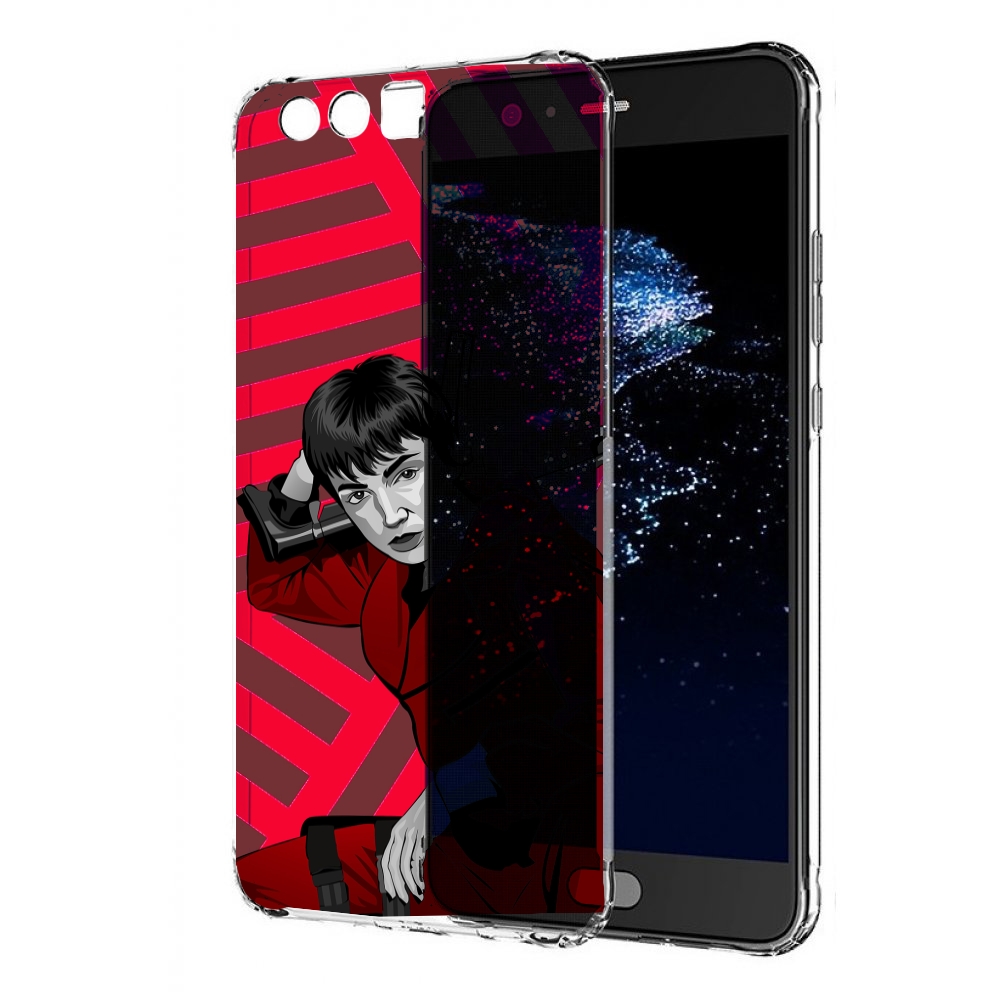 

Чехол бампер MyPads Токио-бумажный-дом для Huawei P10 Plus проти, Прозрачный, Tocco