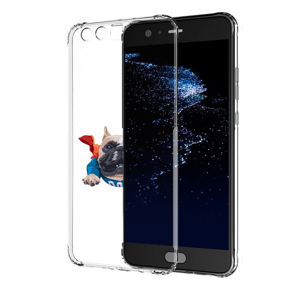 

Чехол бампер MyPads Супер-Дог для Huawei P10 Plus противоударный, Прозрачный, Tocco