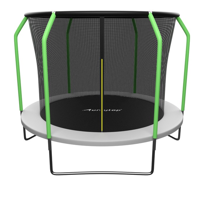 ONLITOP Батут ONLITOP, d=305 см, с сеткой высотой 173 см, цвет серый/салатовый