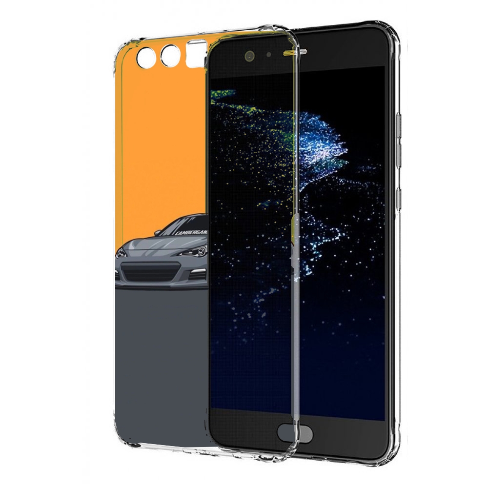 

Чехол бампер MyPads Спорт-кар для Huawei P10 Plus противоударный, Прозрачный, Tocco