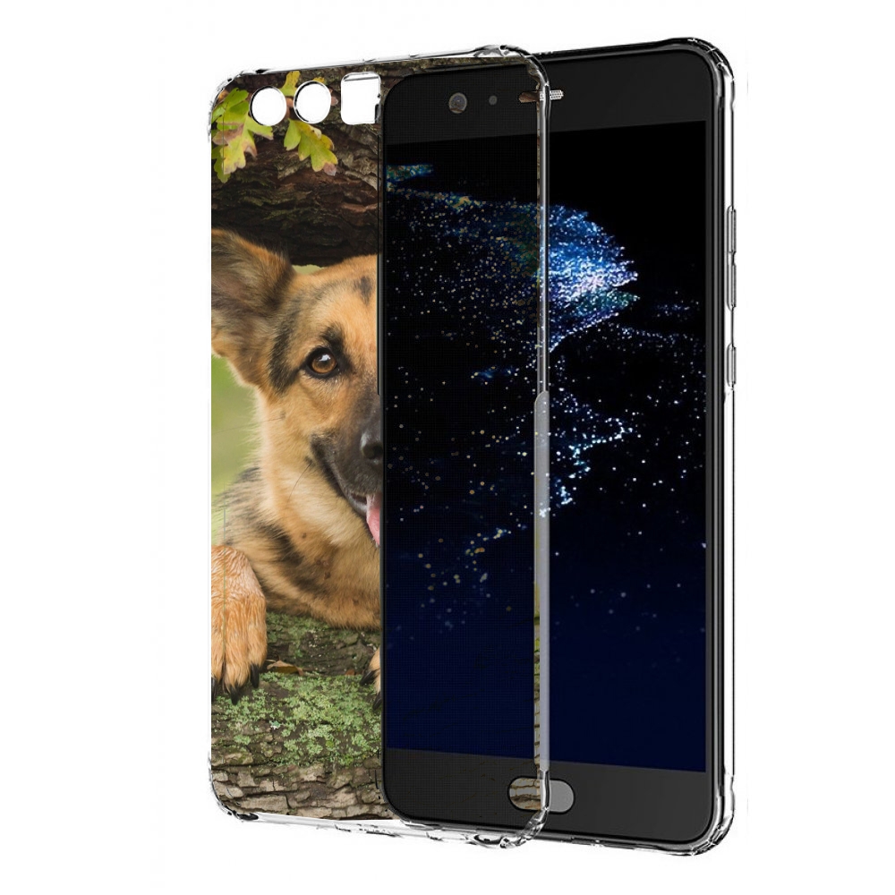 

Чехол бампер MyPads Собака-на-дереве для Huawei P10 Plus противо, Прозрачный, Tocco