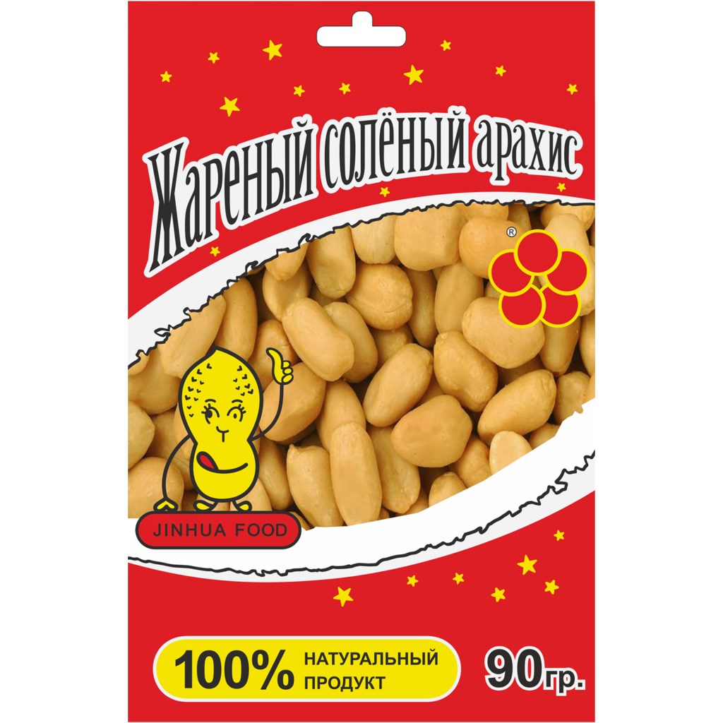 

Арахис Jinhua жареный соленый 90 г