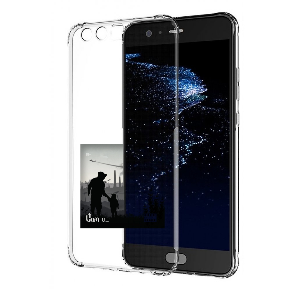 

Чехол бампер MyPads Сам и… Guf для Huawei P10 Plus противоударный, Прозрачный, Tocco