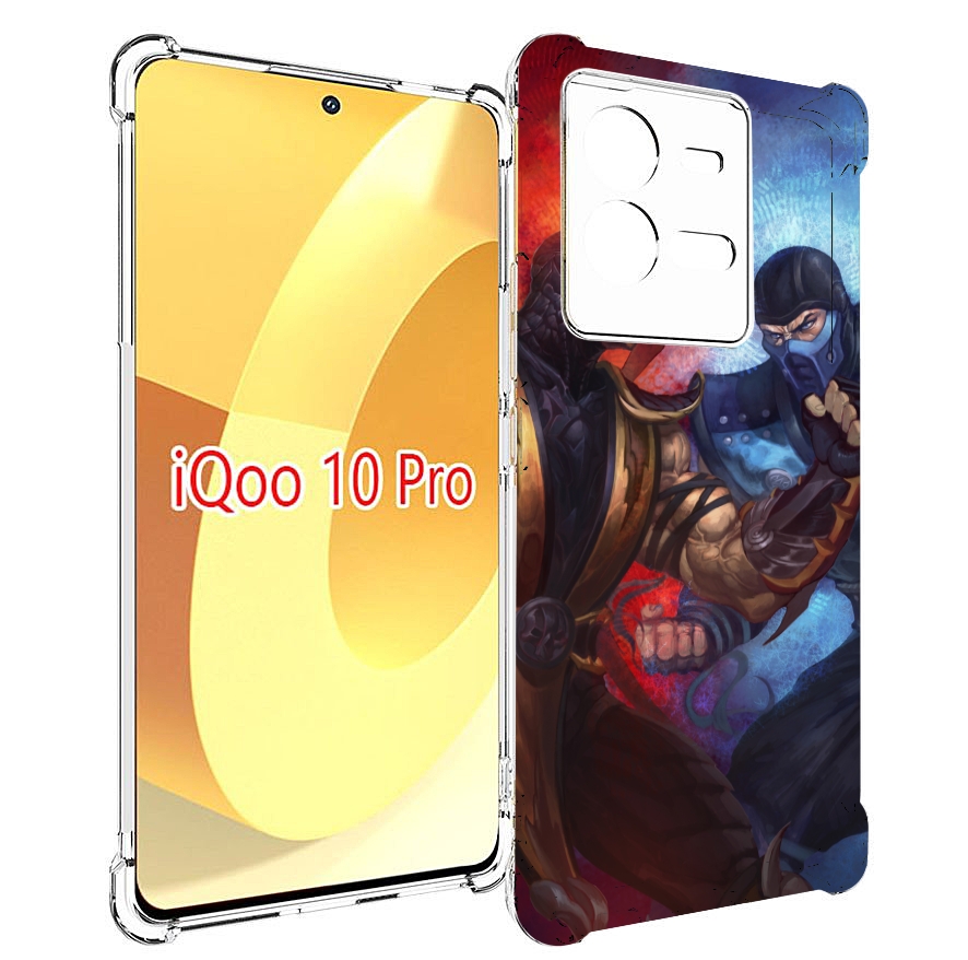 

Чехол MyPads Mortal Kombat art для Vivo iQOO 10 Pro, Прозрачный, Tocco