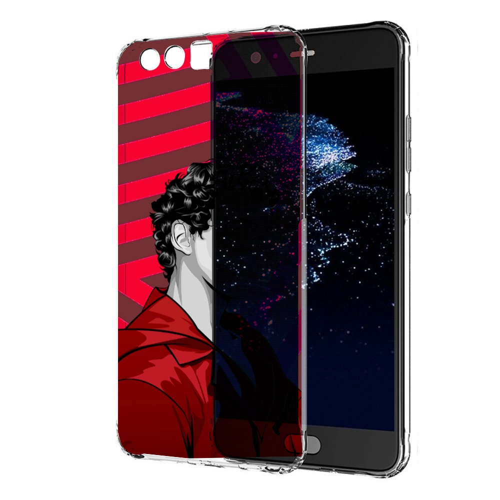 

Чехол бампер MyPads Рио-бумажный-дом для Huawei P10 Plus противо, Прозрачный, Tocco