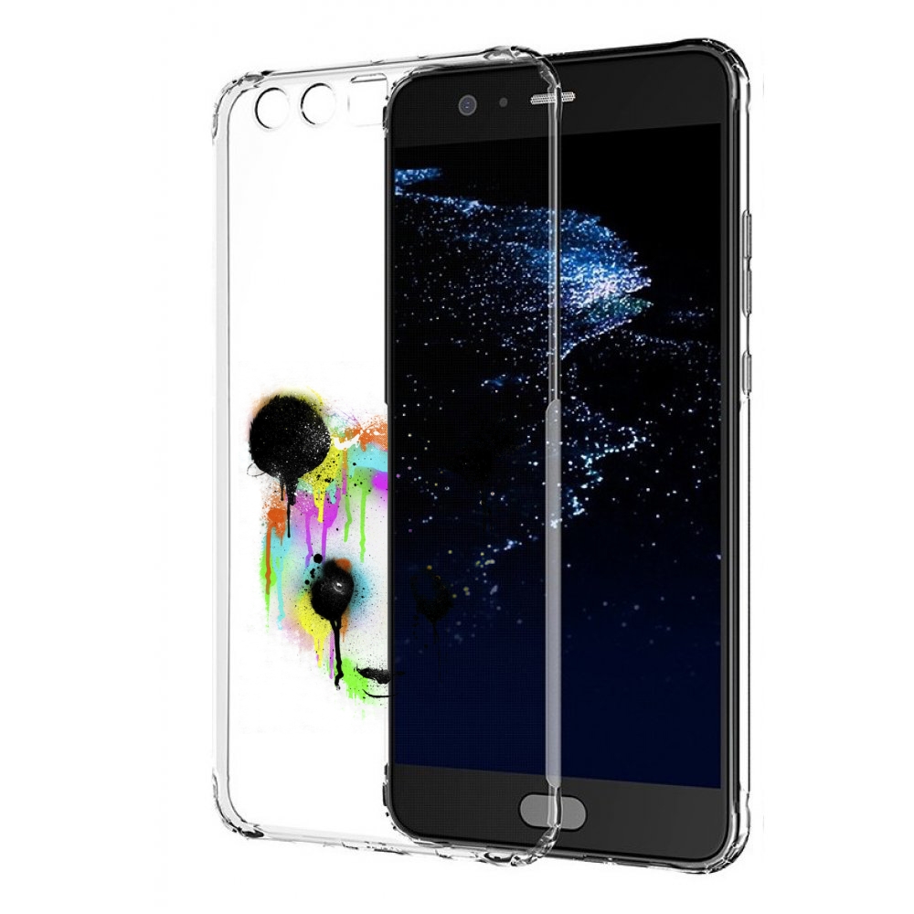 

Чехол бампер MyPads Радужная панда для Huawei P10 Plus противоуд, Прозрачный, Tocco