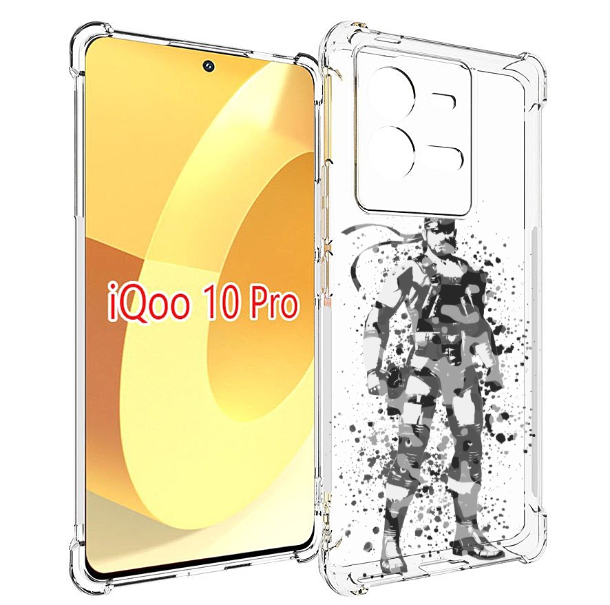 

Чехол MyPads Metal Gear Solid Snakes для Vivo iQOO 10 Pro, Прозрачный, Tocco