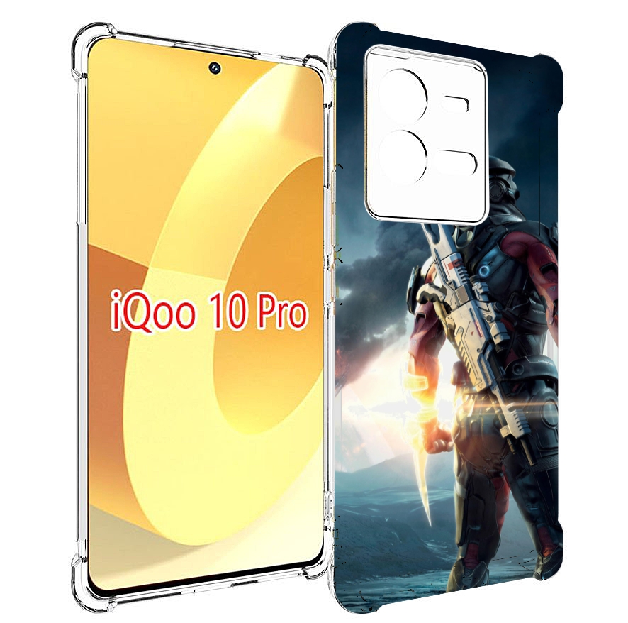 

Чехол MyPads Mass Effect Andromeda Ryder для Vivo iQOO 10 Pro, Прозрачный, Tocco