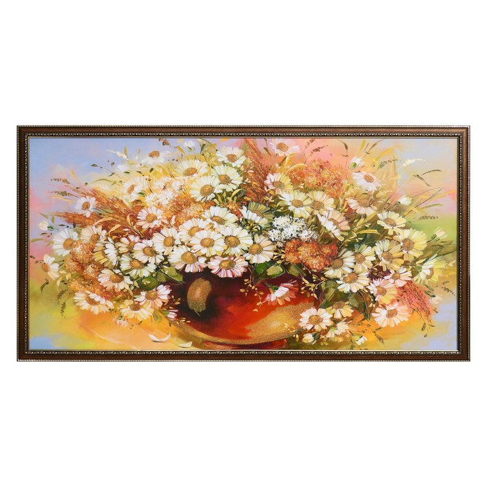 

Картина Летний букет 50х100(54х104) см