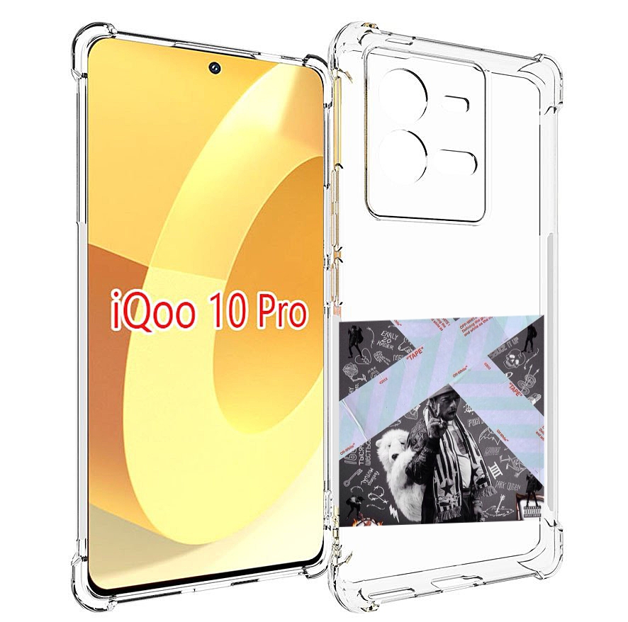 

Чехол MyPads Lil Uzi Vert - Luv Is Rage 2 для Vivo iQOO 10 Pro, Прозрачный, Tocco