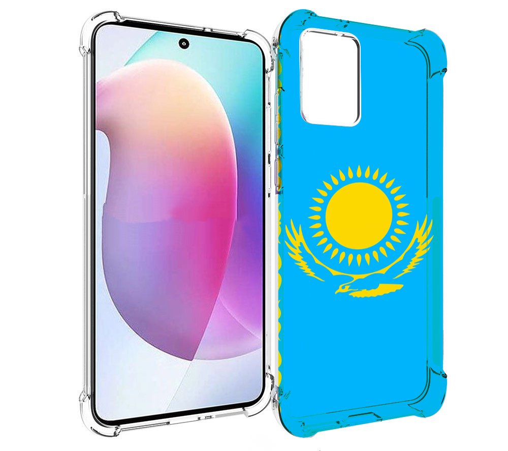 

Чехол MyPads флаг Казахстана-1 для Motorola Edge 30 Neo, Прозрачный, Tocco