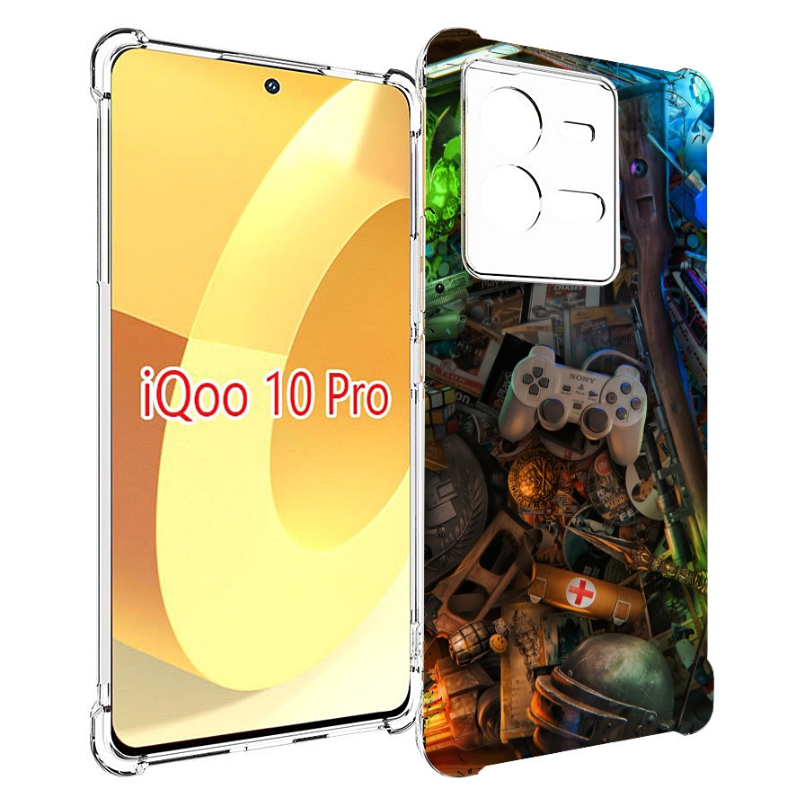 

Чехол MyPads JlaMBcPa6eM для Vivo iQOO 10 Pro, Прозрачный, Tocco