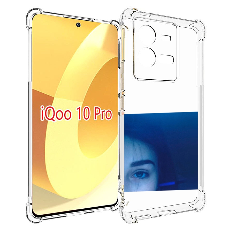 

Чехол MyPads Hate Love face для Vivo iQOO 10 Pro, Прозрачный, Tocco