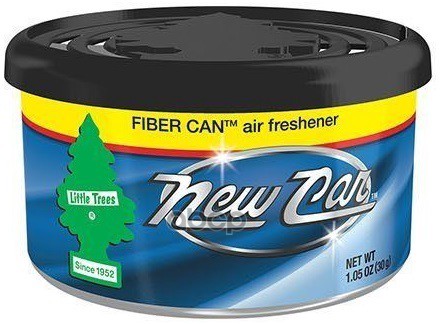 фото Ароматизатор в баночке fiber can новая машина (new car scent) ufc-17889-24 little trees ар