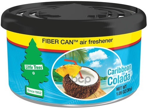 

Ароматизатор В Баночке Fiber Can Карибский Коктейль (Caribbean Colada) Ufc-17824-24 Little