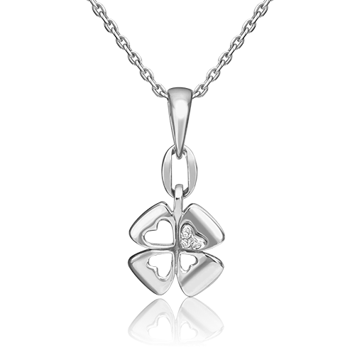 

Кулон из белого золота с бриллиантом PLATINA jewelry 03-3284-00-101-1120, 03-3284-00-101-1120