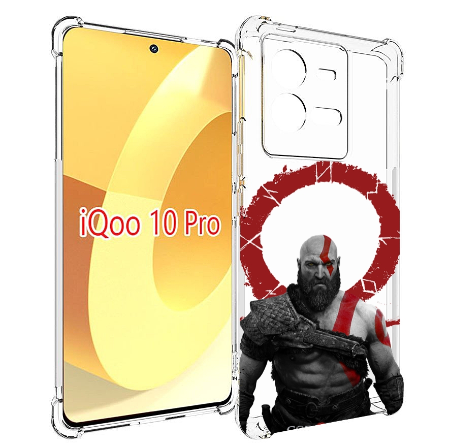 

Чехол MyPads God-of-War для Vivo iQOO 10 Pro, Прозрачный, Tocco