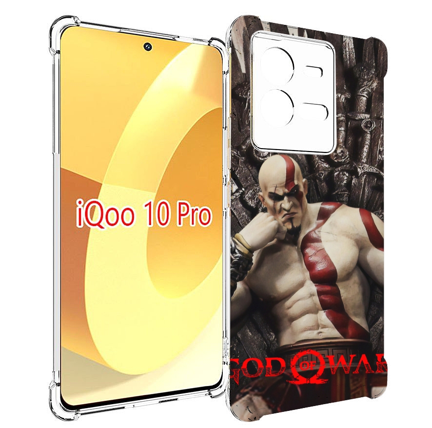 

Чехол MyPads God of War Кратос для Vivo iQOO 10 Pro, Прозрачный, Tocco