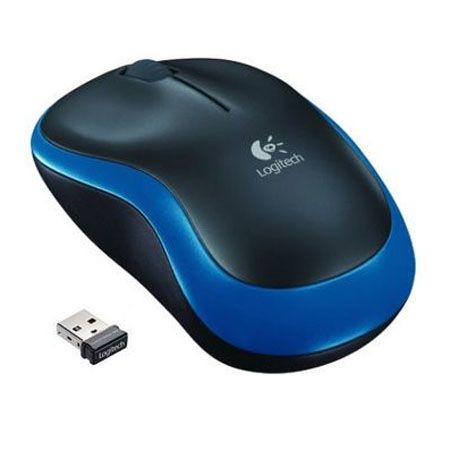 Беспроводная мышь Logitech M185 Grey/Blue (910-002239)