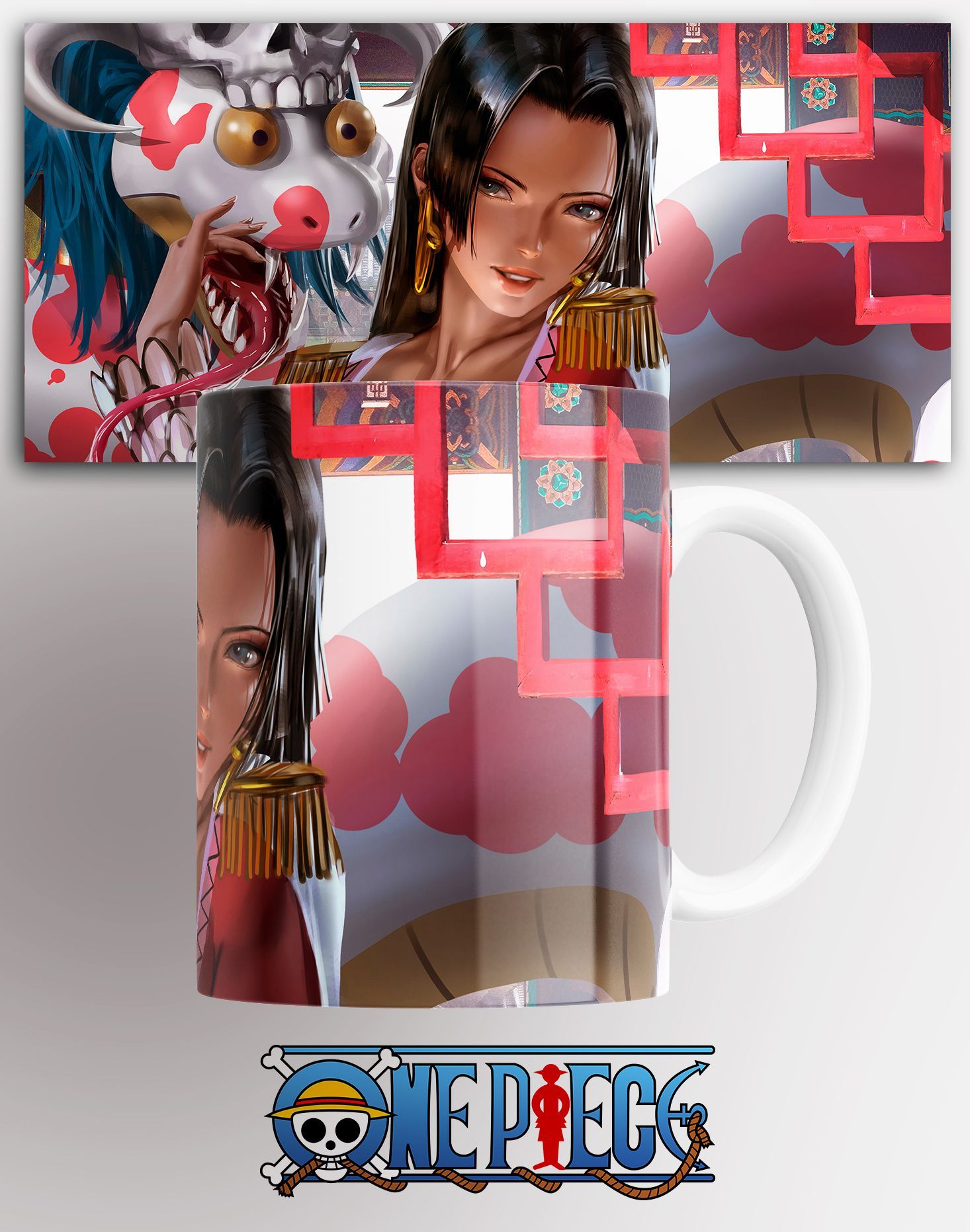 

Кружка аниме one piece Боа Хэнкок 330 мл, Кружка аниме ван пис one piece Боа Хэнкок anime 330 мл